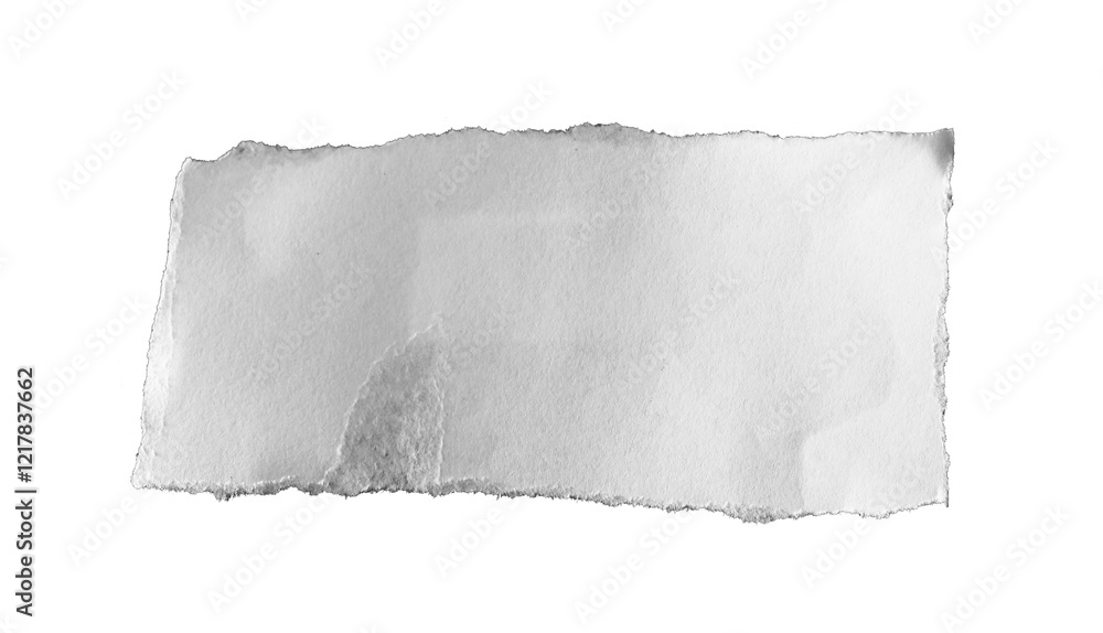Obraz premium Torn rip paper on white background with space