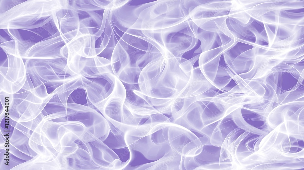 Obraz premium Ethereal Purple and White Smoke Abstract Background
