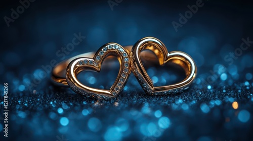 Wallpaper Mural Intertwined Hearts: A Symbol of Love and Commitment Torontodigital.ca