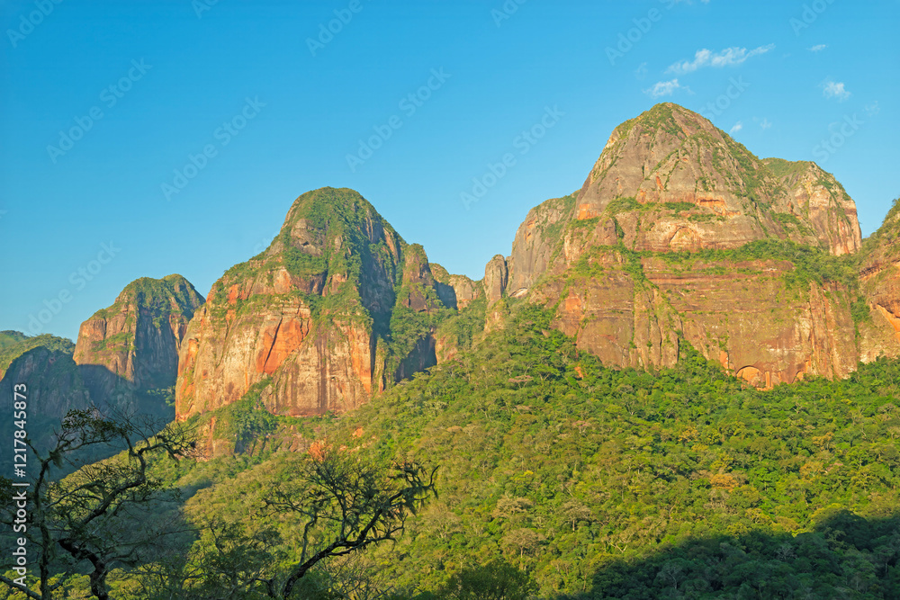 Specacular Mountains in the Midlands of Bolivia