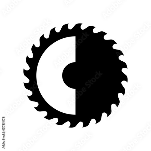 saw blade vector design,carpentry tool logo design,vintage,badge,editable design
