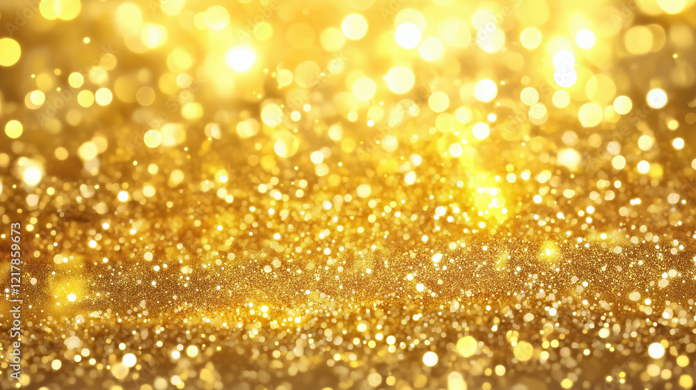 Abstract Gold Glitter Bokeh Background Abstract Gold Glitter Bokeh Background