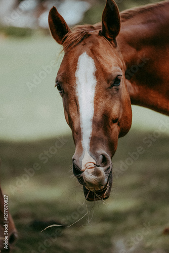 Happy Horse Giving a Smile