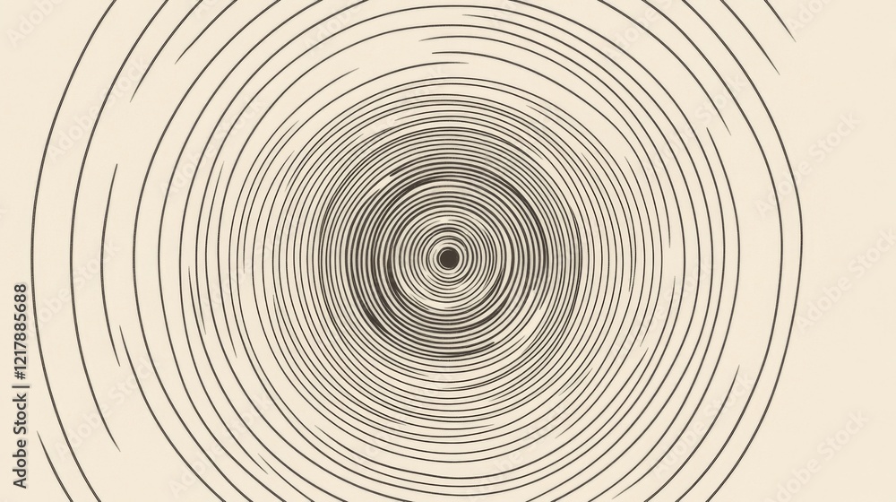 Abstract spiral pattern with concentric circles creating a hypnotic visual effect Abstract spiral pattern with concentric circles creating a hypnotic visual effect