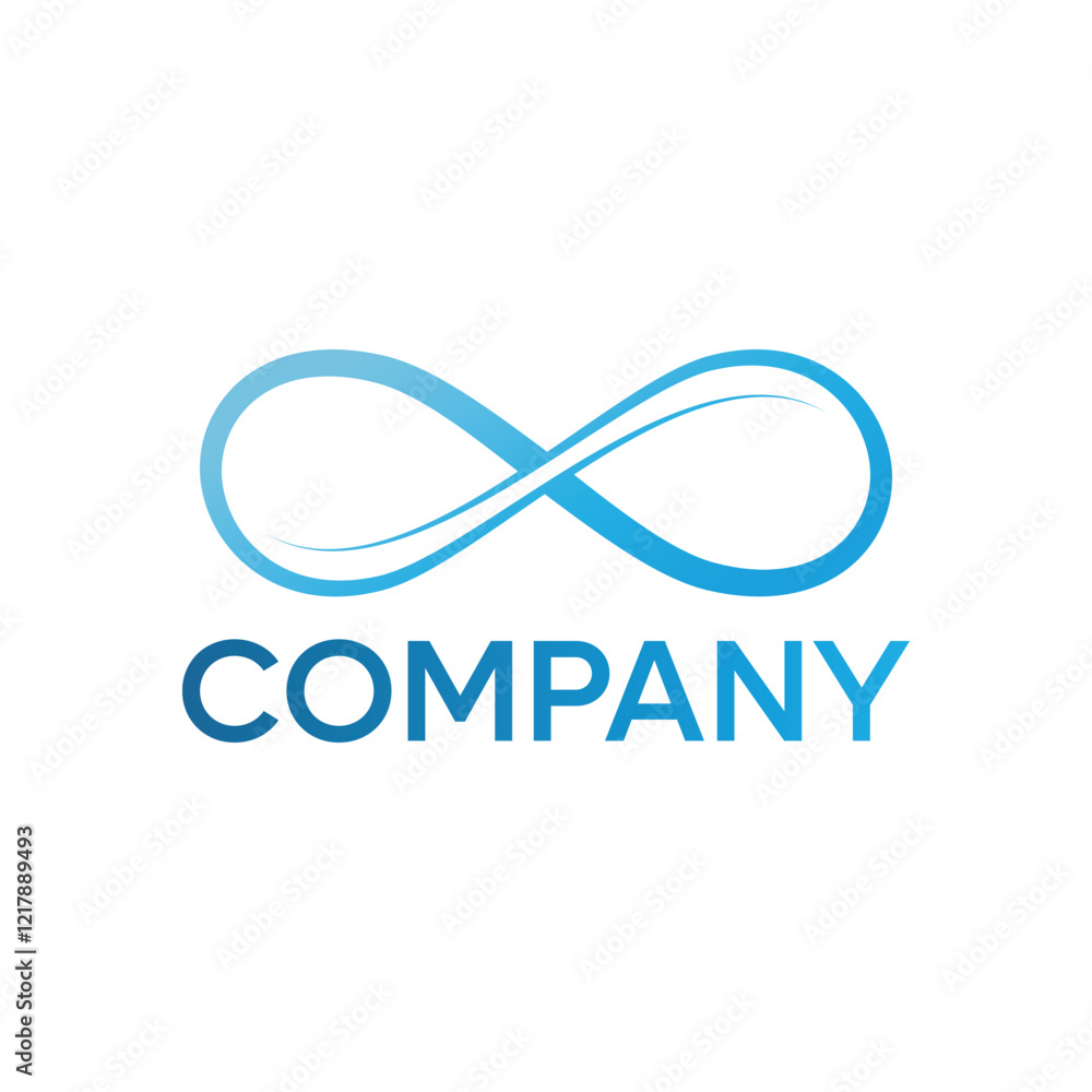 Infinity logo design Two interconnected figures symbolizing infinity contact Infinity logo design Two interconnected figures symbolizing infinity contact