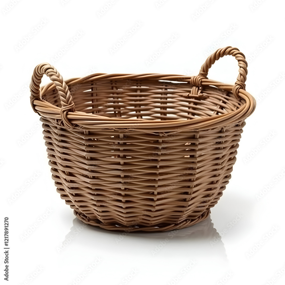 empty wicker basket empty wicker basket