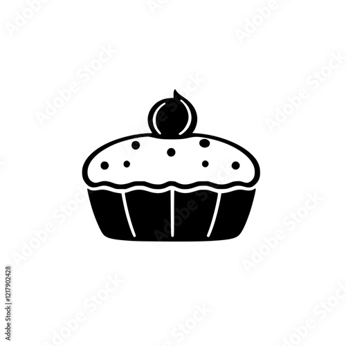 A delightful cupcake, a sweet treat for your tastebuds. Indulge in this delicious dessert, perfect for any occasion.