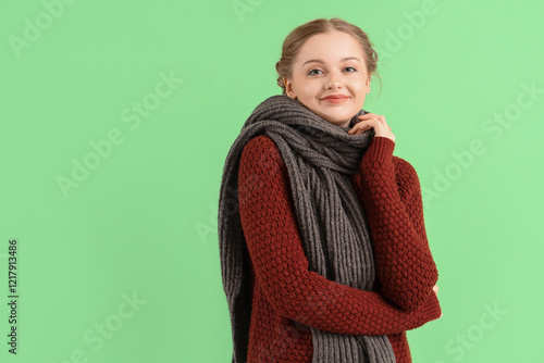 Beautiful happy young woman...
