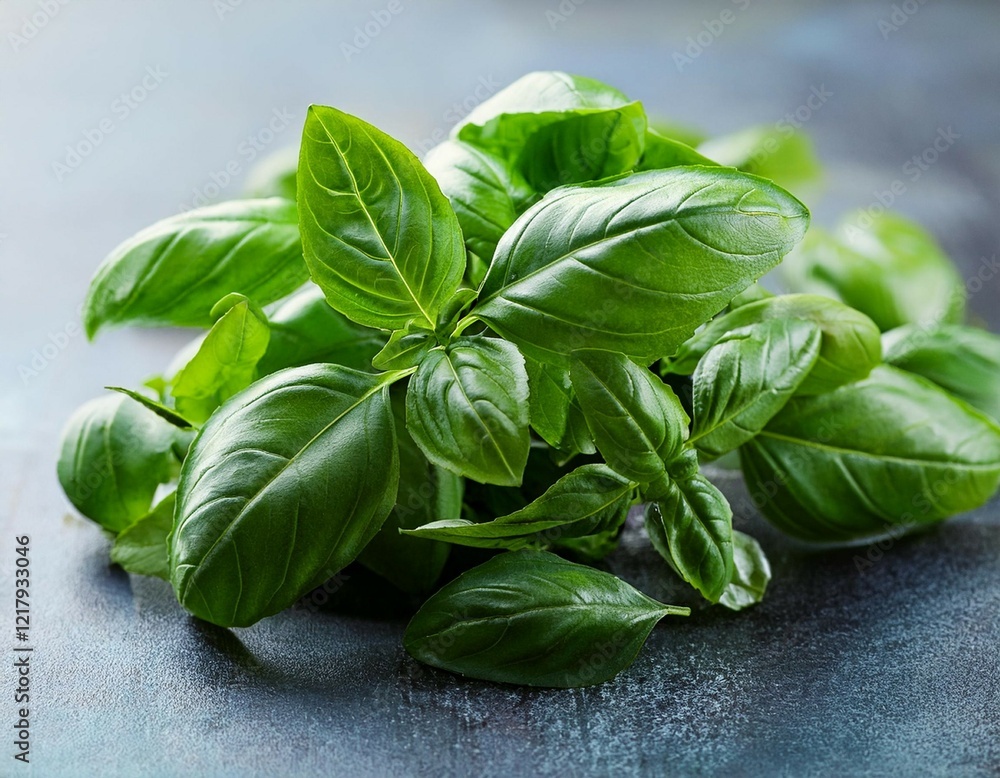Fototapeta premium fresh bunch of basil