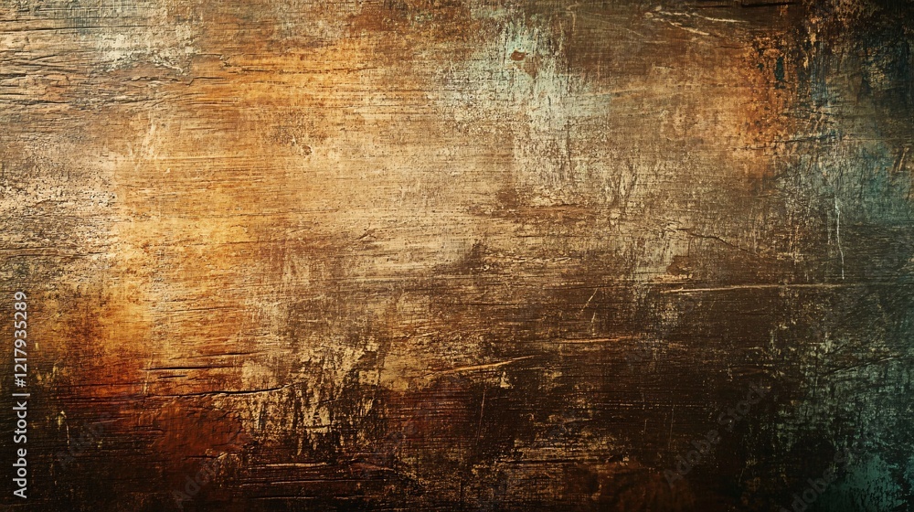 Obraz premium Dark brown and orange textured background creating dramatic atmosphere
