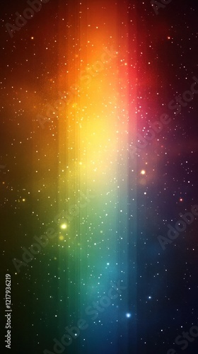 Mesmerizing cosmic landscape with vibrant glowing celestial formations swirling galaxies and a spectrum of colorful nebulae against a backdrop of shining stars and cosmic dust  A dynamic