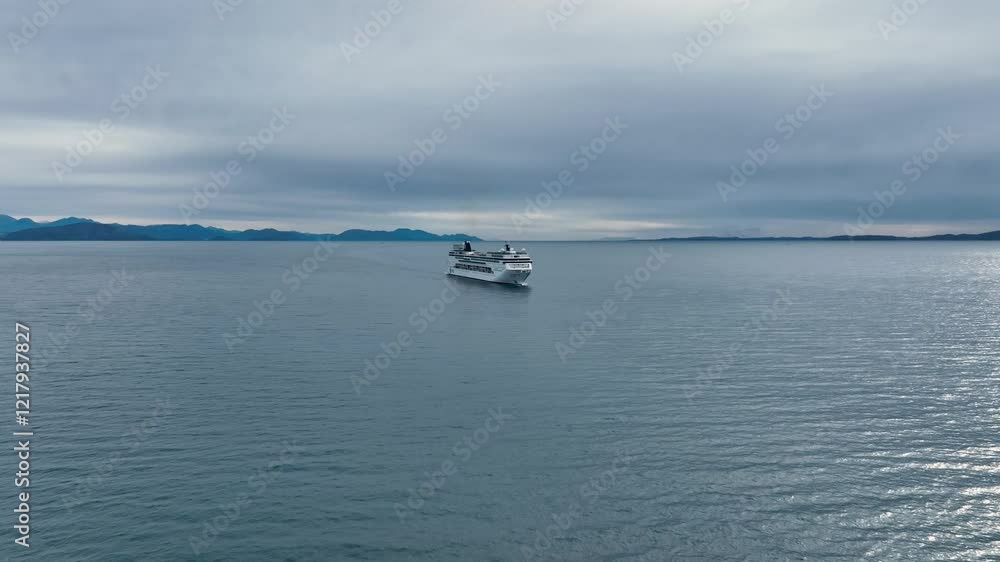 Aerial view of the MSC Sinfonia cruise ship Aerial view of the MSC Sinfonia cruise ship