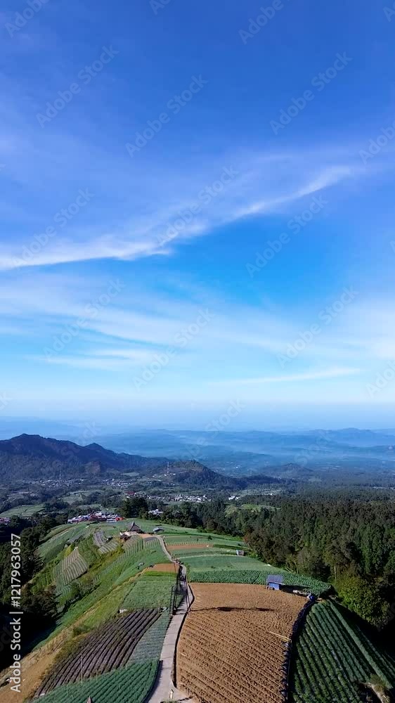 Hilltop Farm, Scenic View, Tourists, Blue Sky Hilltop Farm, Scenic View, Tourists, Blue Sky