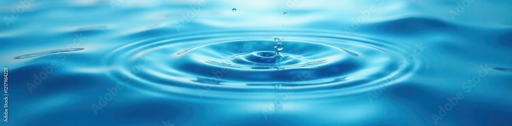 Gentle ripples on blue water with air bubbles rising to surface, gentle ripples, serenity, serene Gentle ripples on blue water with air bubbles rising to surface, gentle ripples, serenity, serene