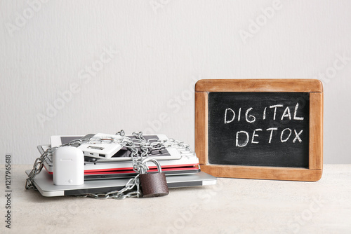 Chalkboard with text DIGITA...