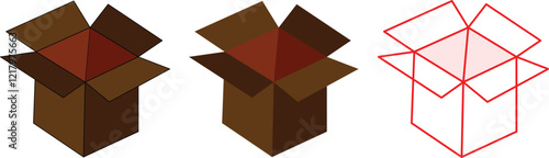 Silhouette give box and other icon flat style with vector and background design . 