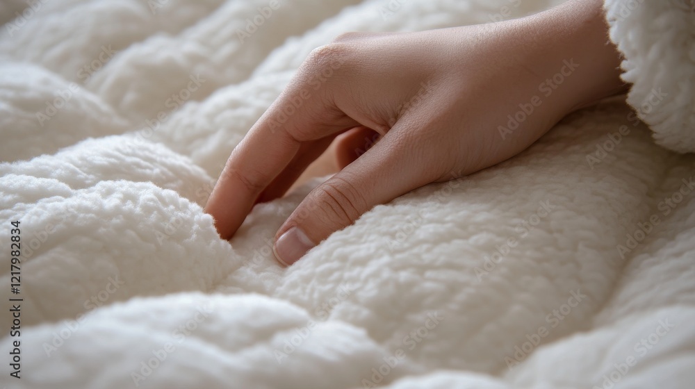 Hand Touching Plush Duvet Fabric Hand Touching Plush Duvet Fabric
