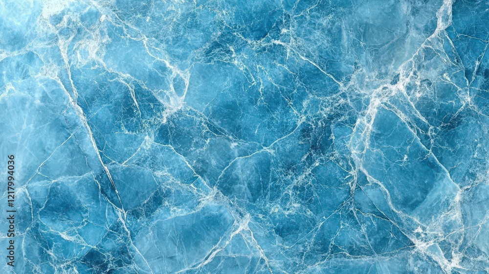 Fototapeta premium Abstract Blue Marble Texture Background Image