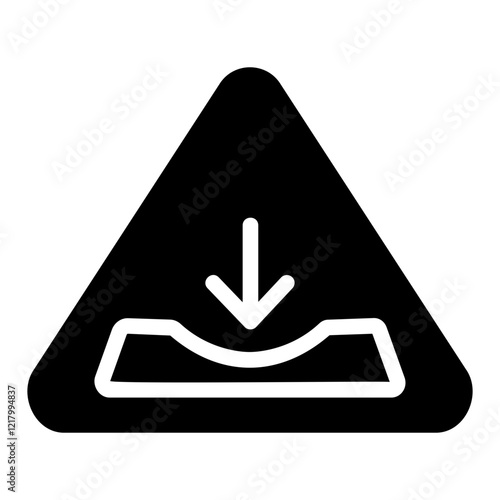 pothole Solid icon