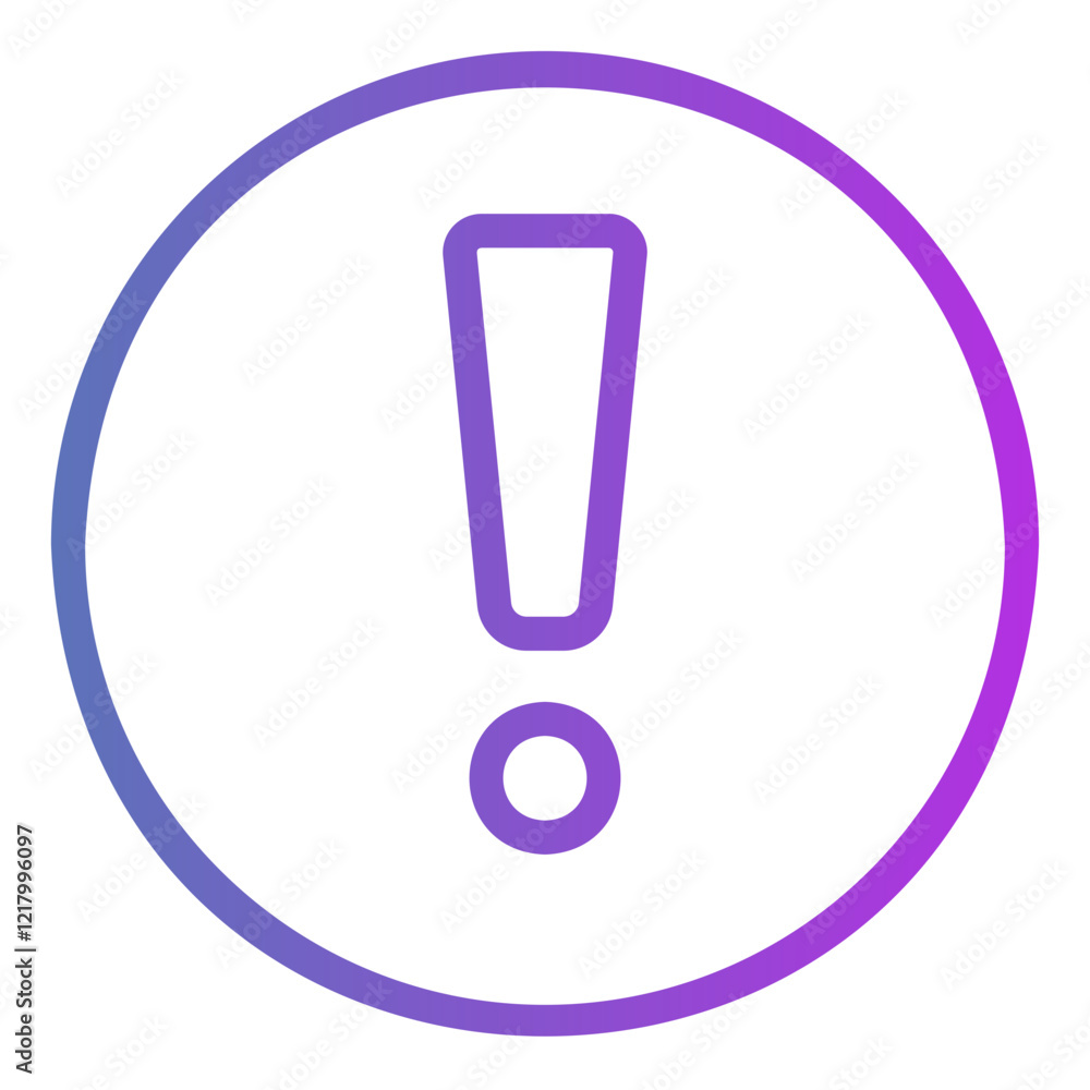 alert Gradient icon