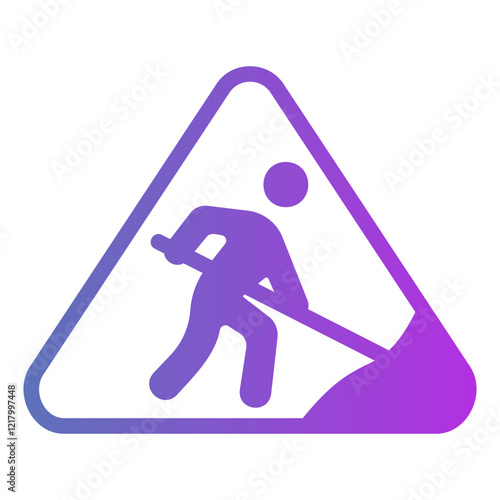 work ahead Gradient icon