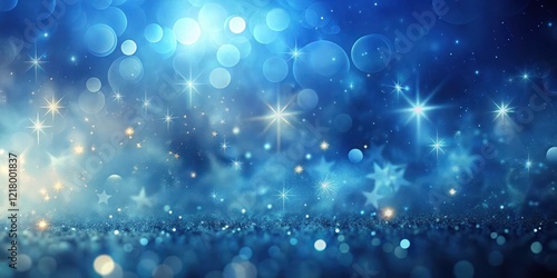 Misty Blue Abstract Background with Bokeh Effect  misty blue  starry night sky   misty blue