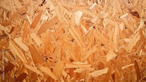 シンプルなストランドボードのイメージ 背景素材 OSB合板 OSBボード 木片 テクスチャ AI生成素材 