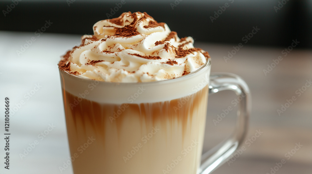 cup of coffee latte in coffee shop cup of coffee latte in coffee shop