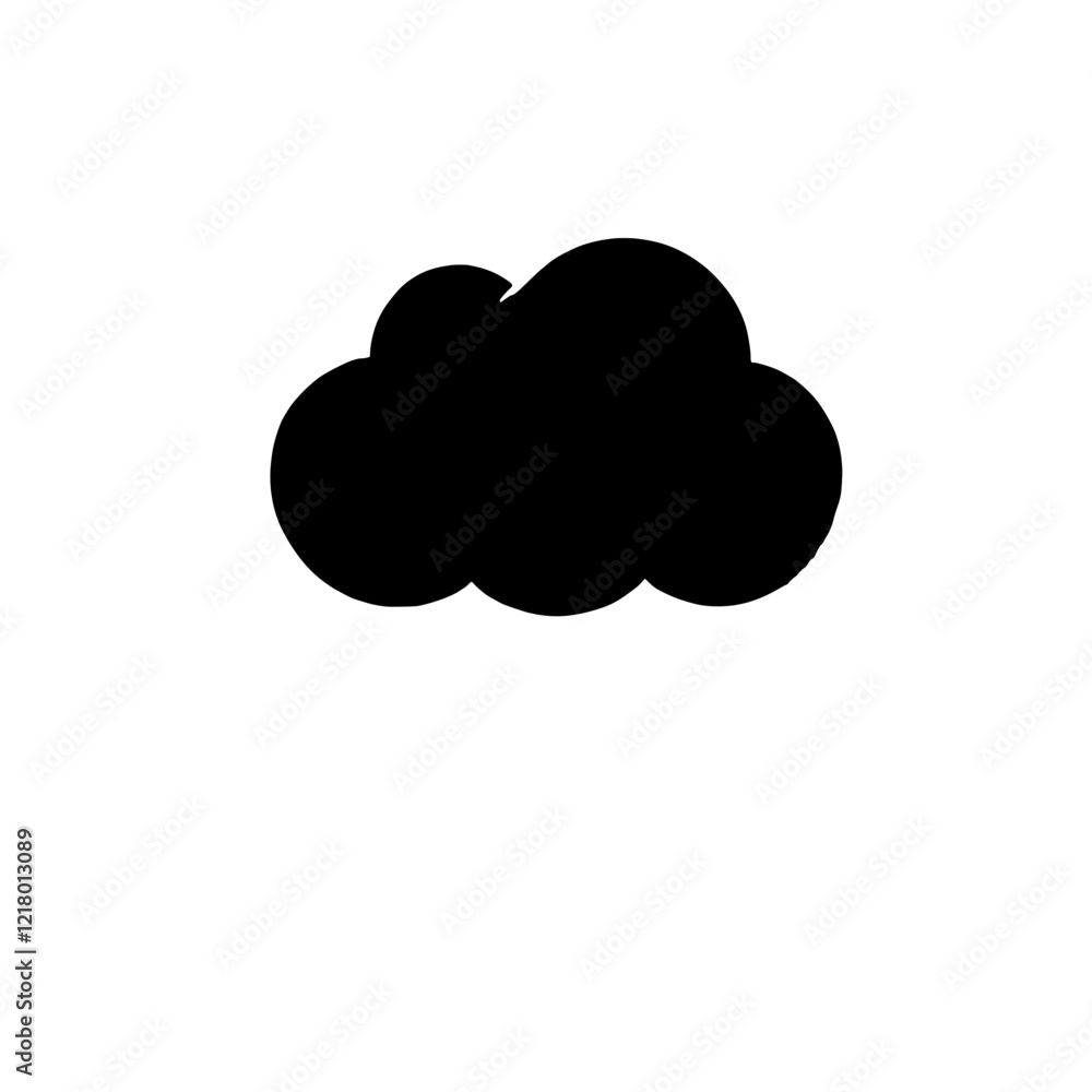 Cloud Silhouette: A minimalist and stark silhouette of a cloud against a clear background, evoking simplicity, serenity, and the boundless potential of the sky. Cloud Silhouette: A minimalist and stark silhouette of a cloud against a clear background, evoking simplicity, serenity, and the boundless potential of the sky.