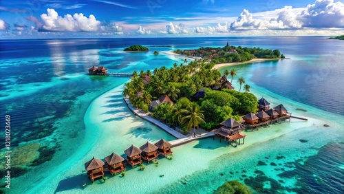 Mabul Island Resort Drone Photography: Stunning Aerial Views of Tropical Paradise photo