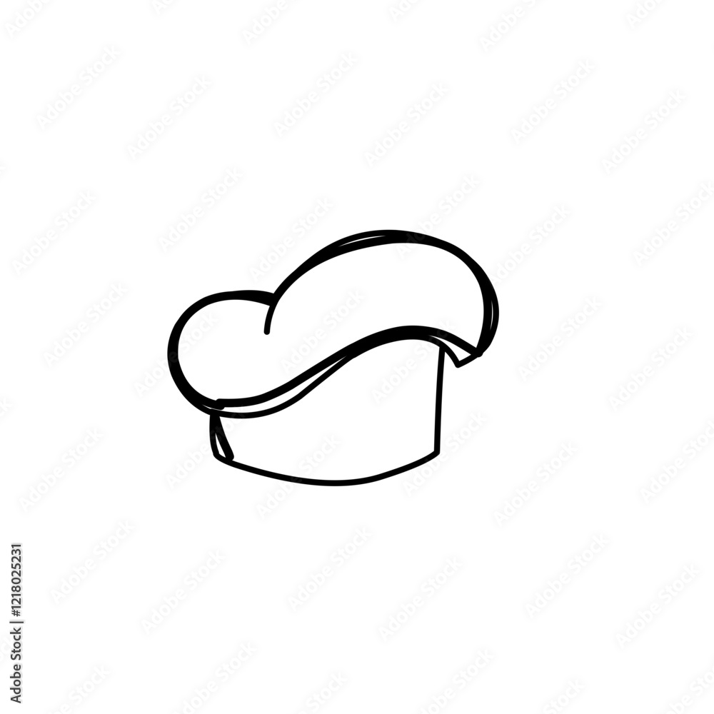 chef hat sketch chef hat sketch
