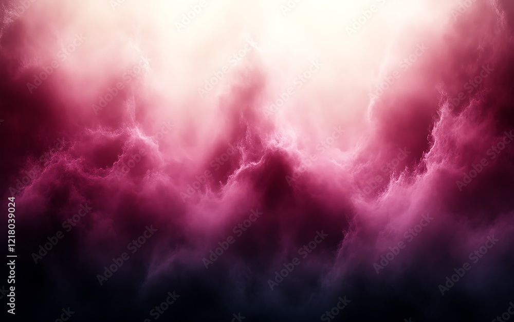 Fototapeta premium Pink and purple dramatic cloudscape.