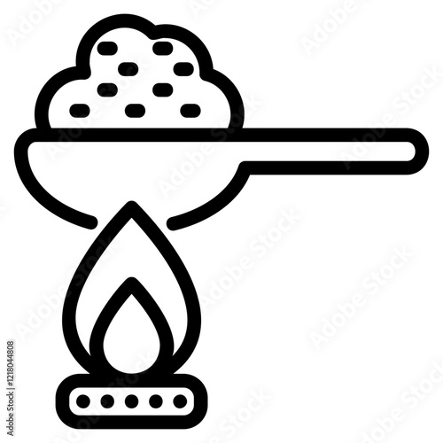 Heroin glyph icon