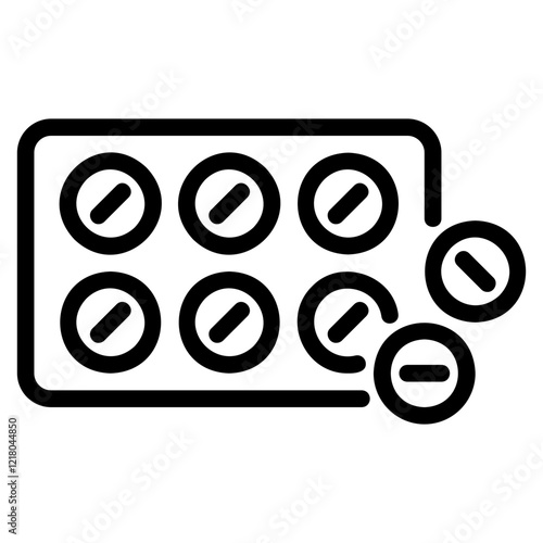 Pills glyph icon