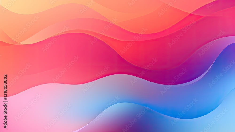 Abstract waves in vibrant colors creating a soothing visual effect. Abstract waves in vibrant colors creating a soothing visual effect.