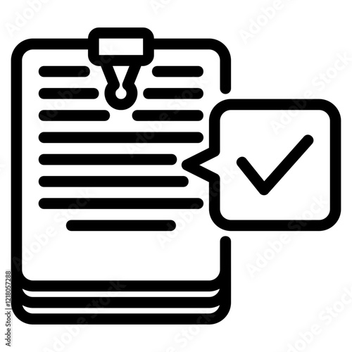 Approve glyph icon