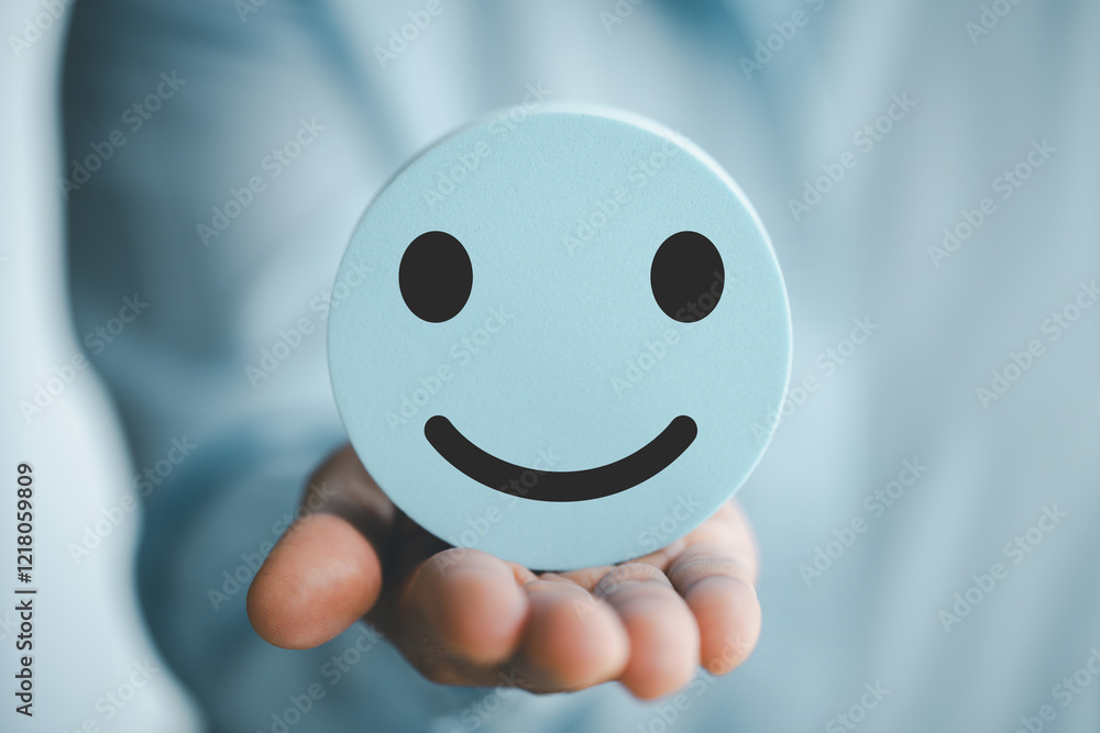 Concept good business includes handling both compliments complaints from customers ensuring employee satisfaction addressing any positive feedback to prevent mental strain customer dislike with smile Concept good business includes handling both compliments complaints from customers ensuring employee satisfaction addressing any positive feedback to prevent mental strain customer dislike with smile