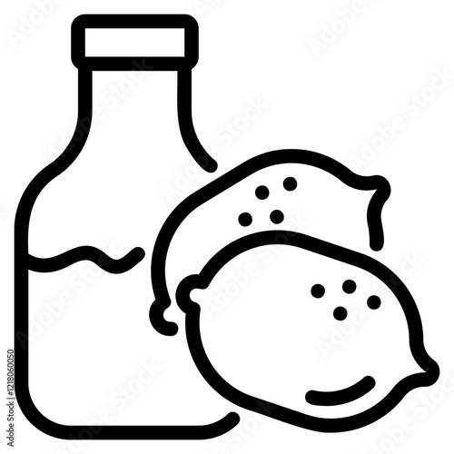 Lemon curd glyph icon