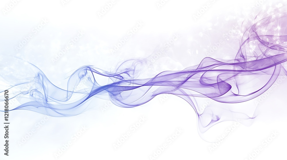 Abstract Purple and Blue Smoke Wave Design Abstract Purple and Blue Smoke Wave Design