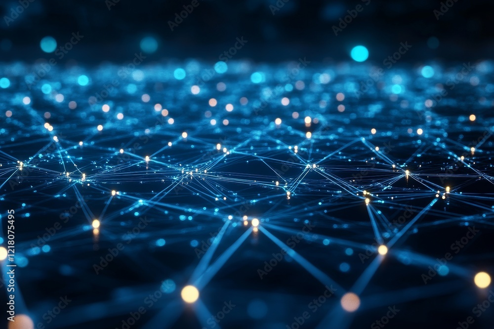 Abstract digital network connection. (1) Abstract digital network connection. (1)