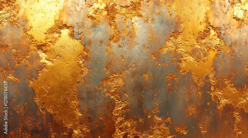 rusty metal gold texture
