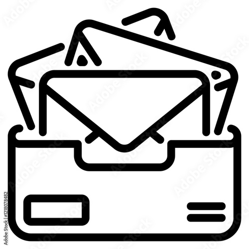 Inbox glyph icon