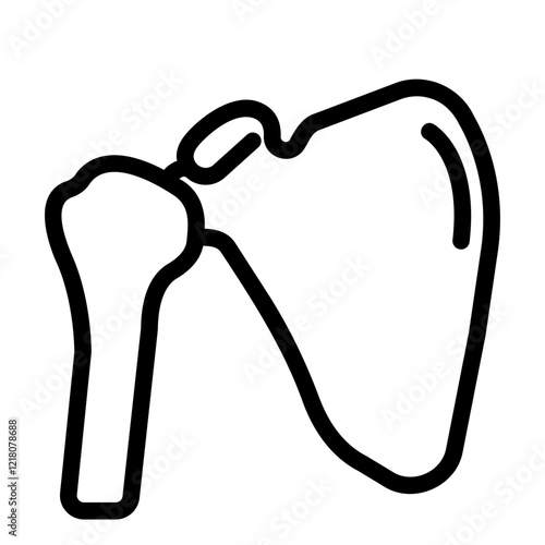 shoulder Line Icon