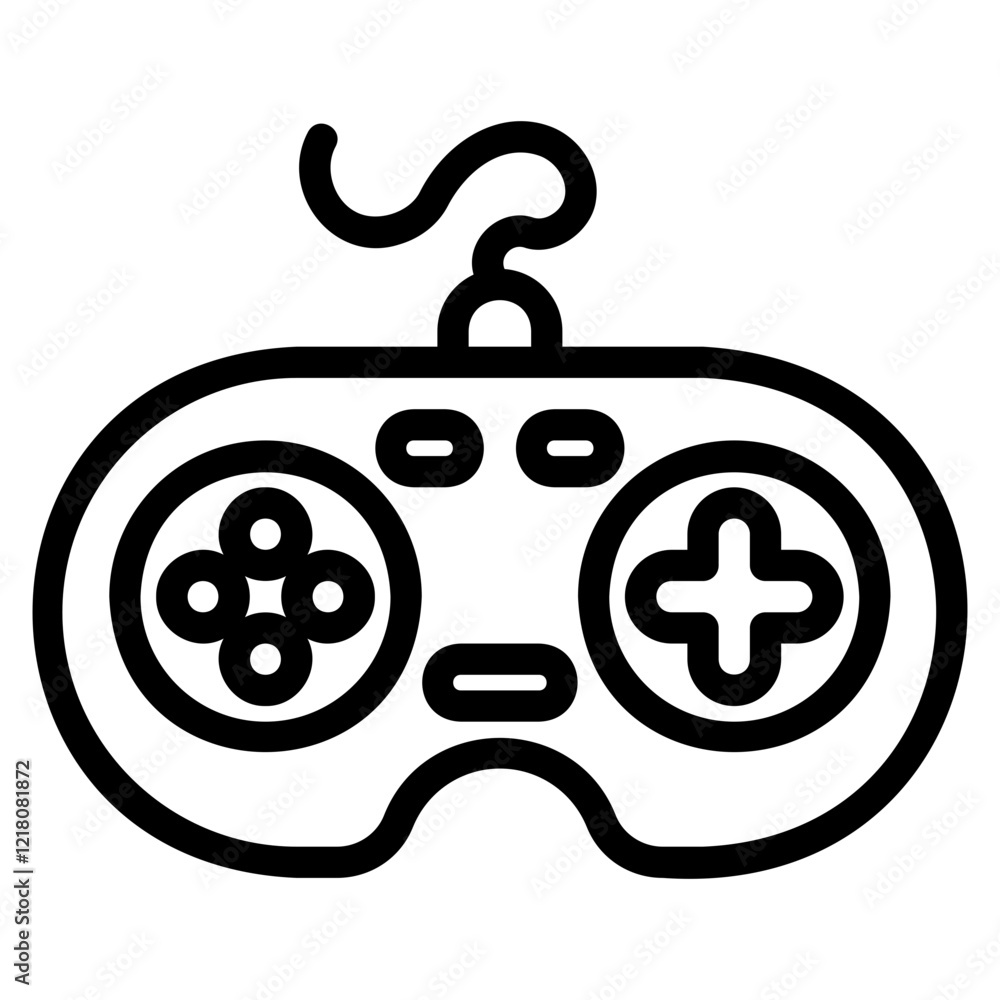 Game glyph icon