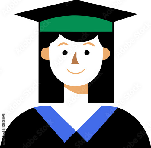 graduation svg icon