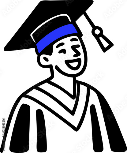 graduation svg icon