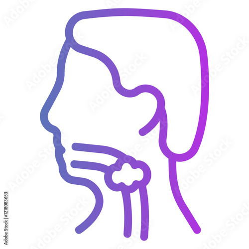 throat Gradient icon