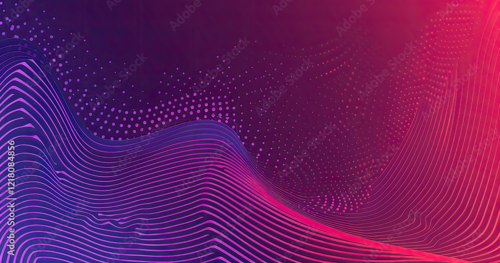 Abstract wave pattern with vibrant colors and dots, ideal for digital backgrounds. Abstract wave pattern with vibrant colors and dots, ideal for digital backgrounds.