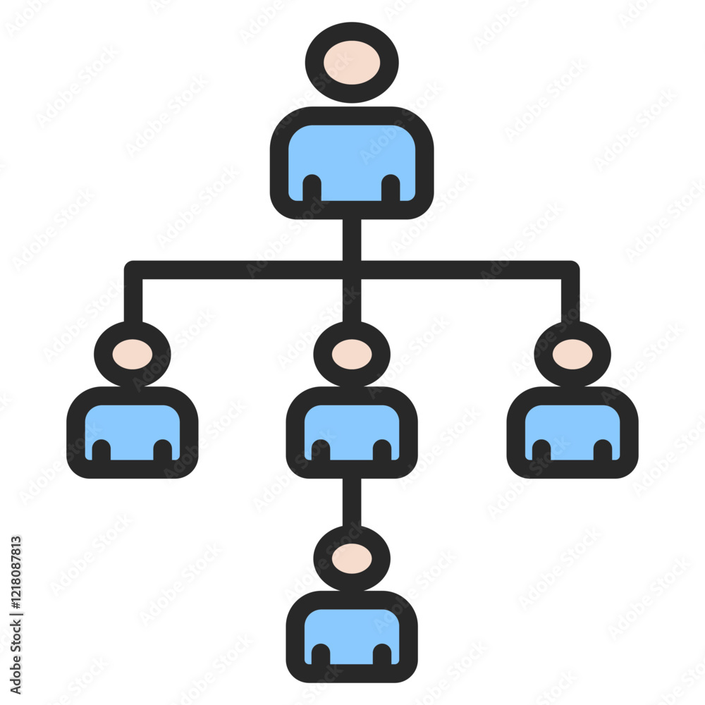 Organization Structure Icon Organization Structure Icon