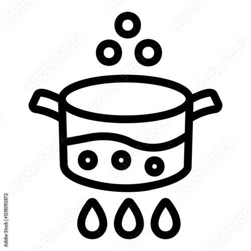 boiling Line Icon